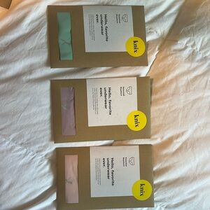 Knix Essential No-Show Boyshort XS Sea Glass, IRIS, Pink Sand NWT
 (3 count)